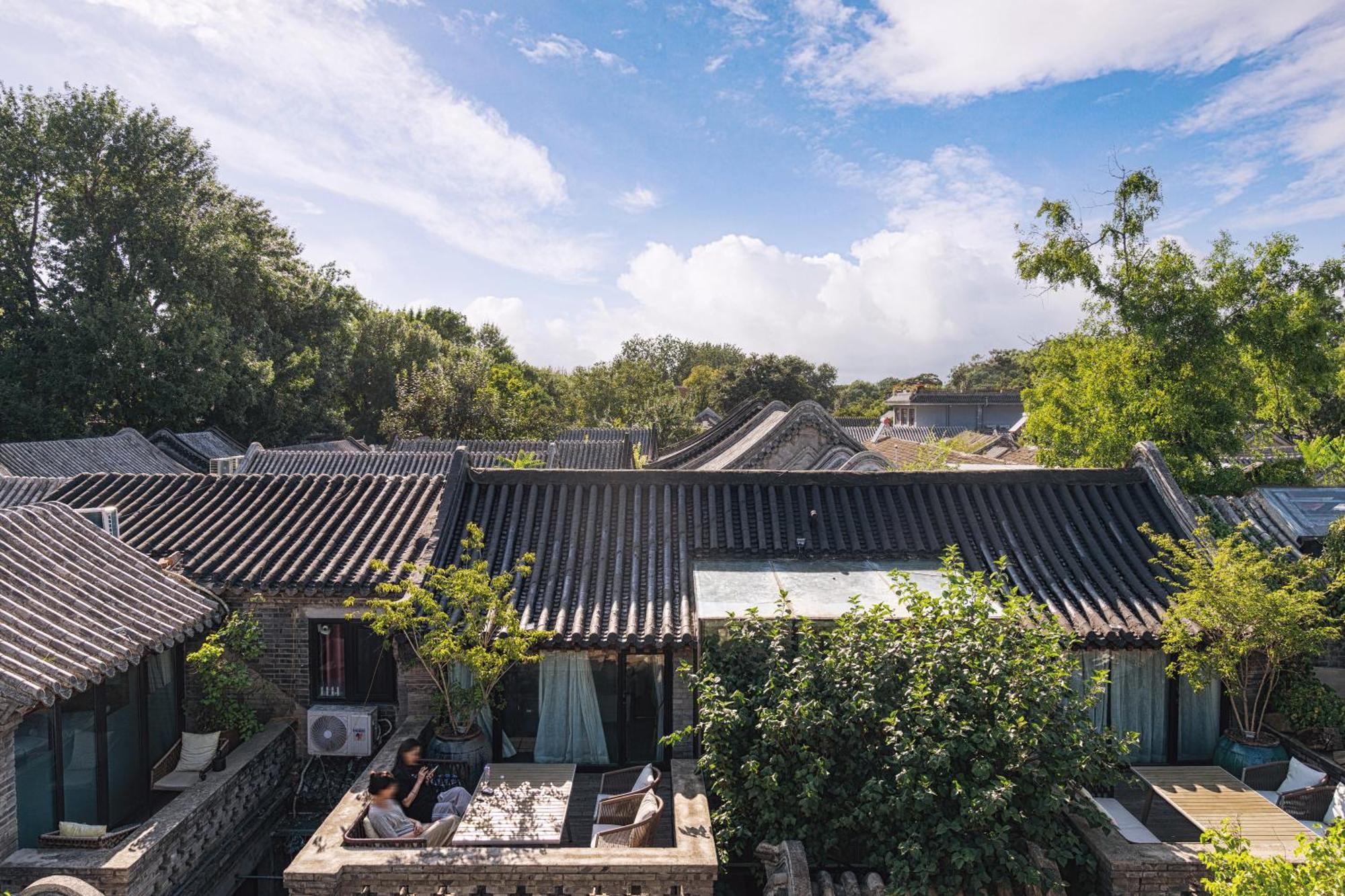 Beijing Le Zai Nan Luo Gu Xiang Wang Fu Jing Forbidden City Courtyard Hotel&Free Laundry Service&Free Coffee And Dumpling Experience Service Экстерьер фото
