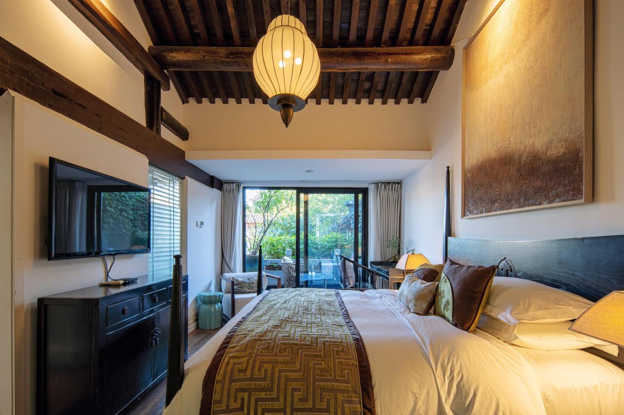 Beijing Le Zai Nan Luo Gu Xiang Wang Fu Jing Forbidden City Courtyard Hotel&Free Laundry Service&Free Coffee And Dumpling Experience Service Экстерьер фото