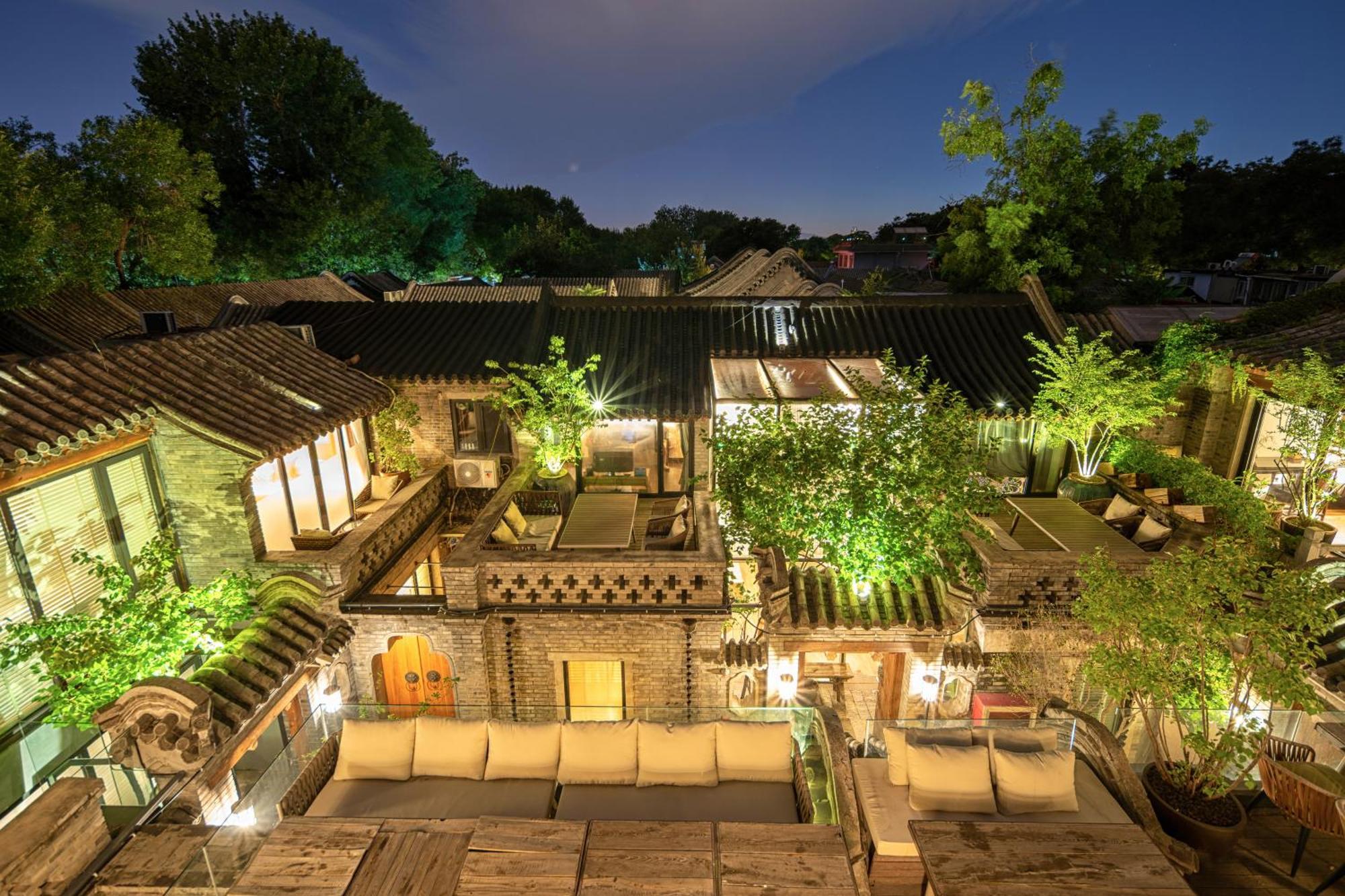 Beijing Le Zai Nan Luo Gu Xiang Wang Fu Jing Forbidden City Courtyard Hotel&Free Laundry Service&Free Coffee And Dumpling Experience Service Экстерьер фото
