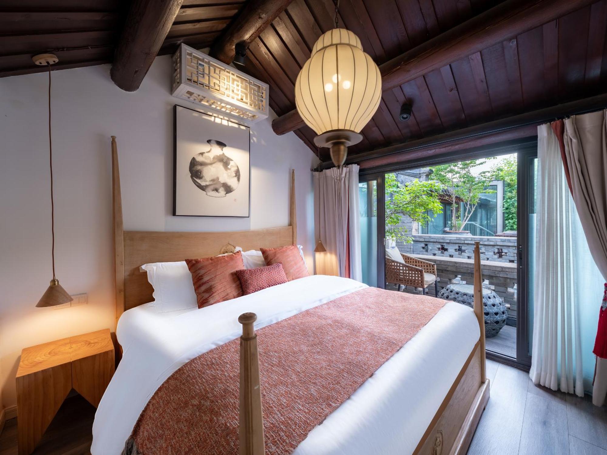 Beijing Le Zai Nan Luo Gu Xiang Wang Fu Jing Forbidden City Courtyard Hotel&Free Laundry Service&Free Coffee And Dumpling Experience Service Экстерьер фото